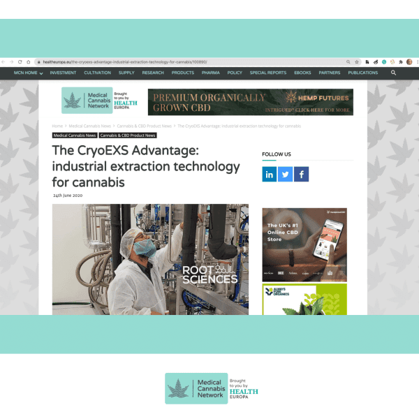 Supercritical CO2 Extraction Equipment for Cannabis & Hemp Extraction