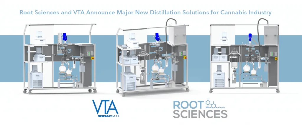 root sciences and vta announce cannabis distillation equipment solutions