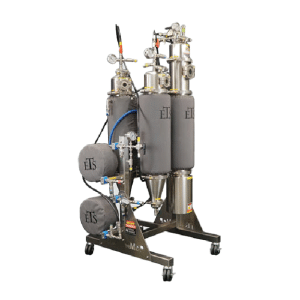 Image of ExtractionTek's hydrocarbon extraction equipment, the MEGA-miniMeP, a compact and efficient hydrocarbon extraction machine with a 20-liter capacity, showcasing versatile solvent compatibility and robust safety features, ideal for the cannabis extraction industry.