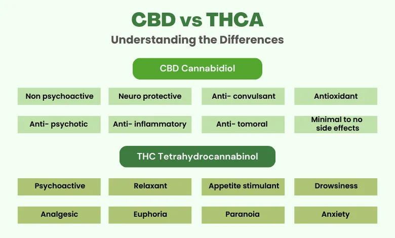 THCA vs. CBD: Key Differences