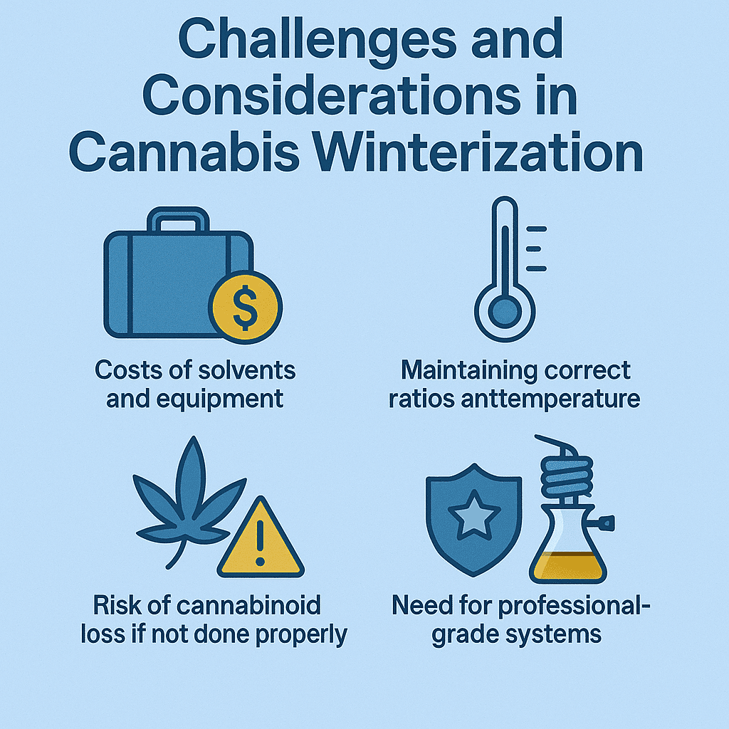 Challenges and Considerations in Cannabis Winterization