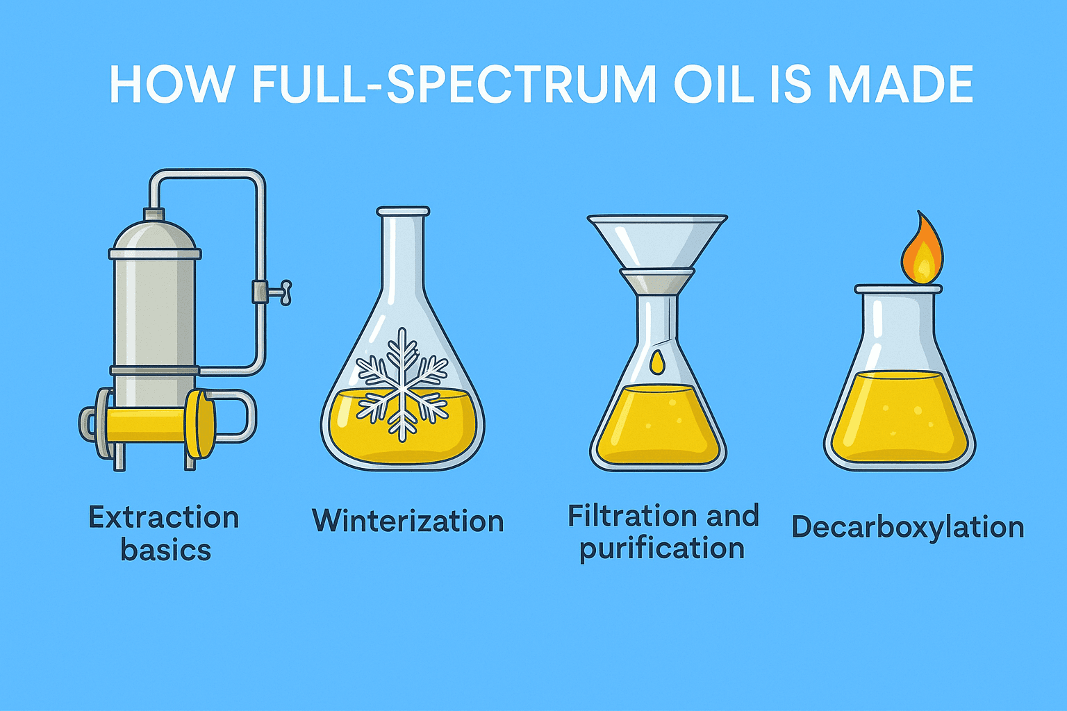 How Full Spectrum Oil is Made