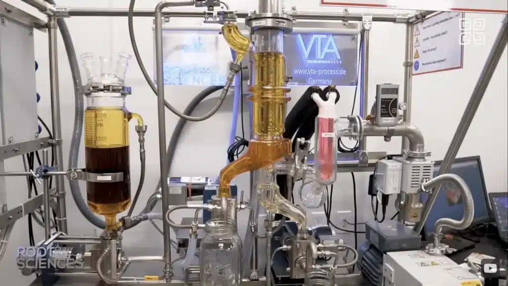 What is wiped film distillation?