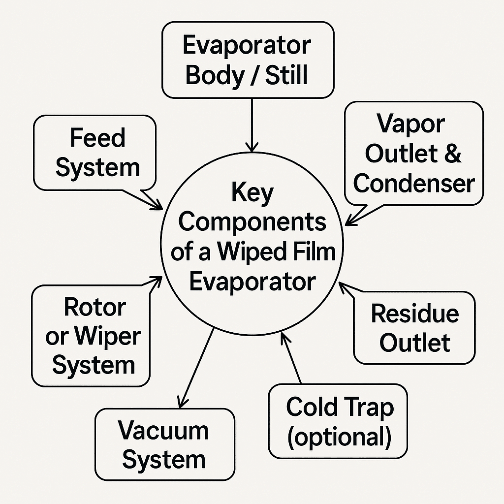 Key Components of a Wiped Film Evaporator