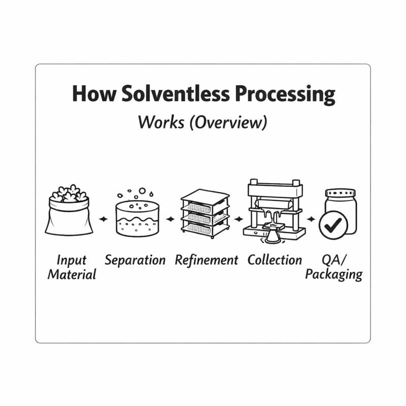 How Solventless Live Rosin Is Made