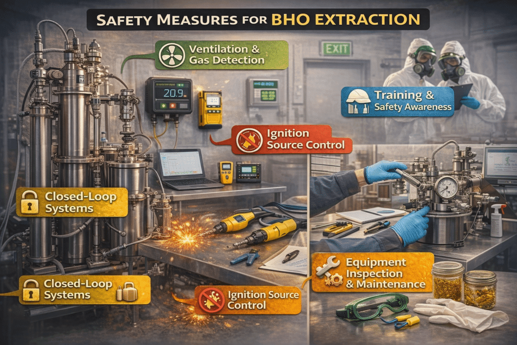 Safety Measures for BHO Extraction