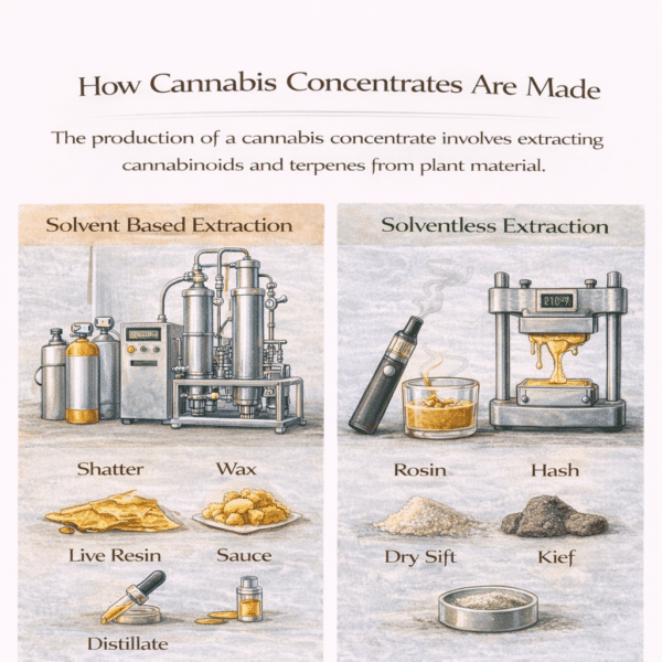 How are Cannabis Concentrate Made