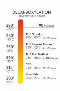 What Is the Ideal Cannabis Decarboxylation Temperature and Time?