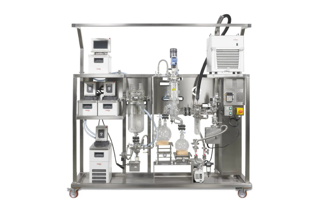 UIC KDL5 wiped-film short-path distillation system for cannabis and hemp processing