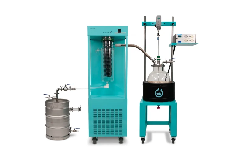 EcoChyll X5 solvent recovery and decarboxylation system for cannabis and hemp processing