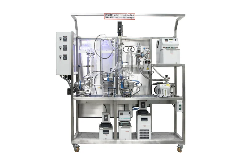 VKL 75 wiped-film short path distillation system