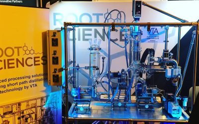 VKL cannabis distillation equipment AT TRADE SHOW