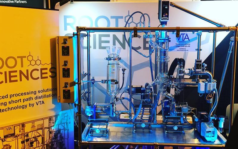 VKL cannabis distillation equipment AT TRADE SHOW