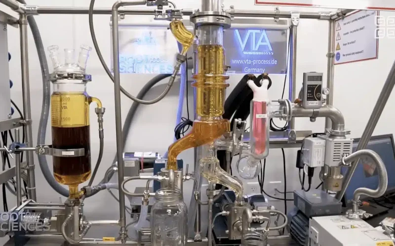What is wiped film distillation?