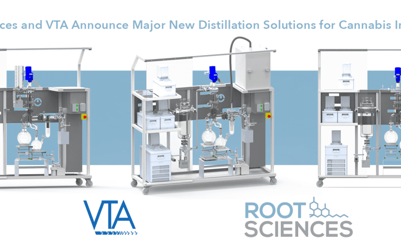 root sciences and vta announce cannabis distillation equipment solutions