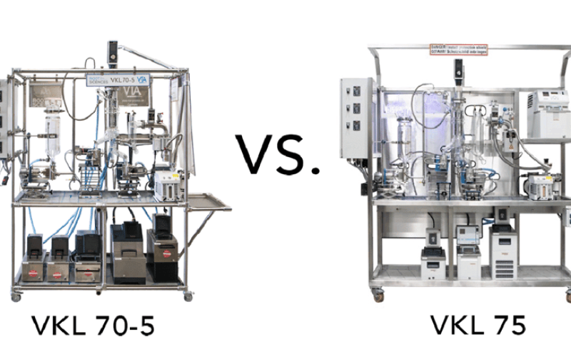 the VKL 70-5 and VKL 75 cannabis distillation equipment